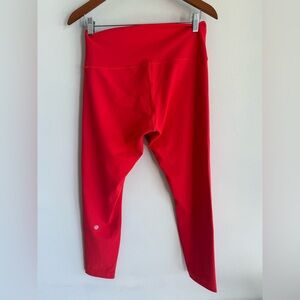 lululemon athletica womens Vibrant Red Leggings